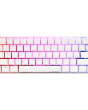 Ducky Channel One 2 Mini RGB Blanc (Cherry MX RGB Speed Silver)