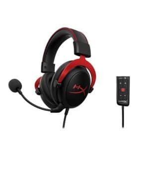 CLAVIER MICRO GAMER HyperX Cloud II (rouge)