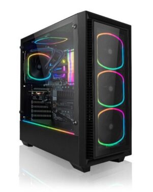 AMD Ryzen 5 5500, 6 x 3,60 GHz,MSI A520M-A Pro, P.AM4 v2,AMD Radeon RX 6400 4G,Enermax Starry Fort SF30,16 Go DDR4-3200 | Groupe d'équipe Vulcain,Refroidisseur standard AMD,SSD 500 Go | Crucial MX500,500 watts | Série Performanc
