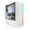 Intel Core i5-11400F, 6 x 2,60 GHz,Gigabyte H510M H,GeForce RTX 3050 | MSI Gaming X 8G,Sharkoon RGB Slider - blanc, fenêtre,16 Go DDR4-3200 | Groupe d'équipe Vulcain,SSD 500 Go | Crucial MX500,650 watts 80 PLUS BRONZE | AZZA PSAZ,Ventilateur Sharkoon SHARK Blades RVB,Audio HD intégré