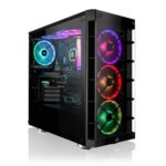 Intel Core i7-11700F, 8 x 2,50 GHz,ASRock Z590 Acier Légende, page 1200,Corsair iCue 465X RGB - noir, fenêtre,32 Go DDR4-3600 | Corsair Vengeance RGB PRO, noirCooler Master MasterLiquid ML240L RVB V2,SSD 1 To | SAMSUNG 980,700 watts 80 PLUS OR | Soyez silencieux! puissance pure 11,Lot de 4 - Corsair LL Series LL120 RGB, noir, 120 mm