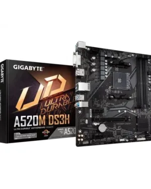 Gigabyte A520M DS3H - 1.0 - Micro ATX Motherboard - Socket AM4 - AMD A520