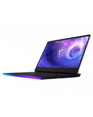 Ordinateur portable MSI Raider GE66 12UHS-208FR avec écran de 15,6 pouces, processeur Intel Core i7 12700H, 32 Go de RAM et 1 To de stockage SSD.