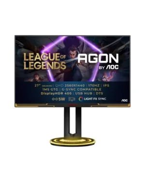 Écran LED AOC Gaming AG275QXL - QHD - 27" - HDR - League of Legends Edition - AGON Series