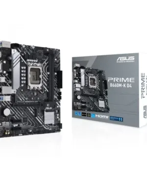 ASUS PRIME B660M-K D4 - Carte mère D4 de la série PRIME B660M-K d'ASUS