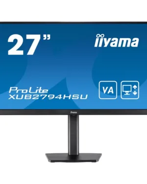 IIYAMA XUB2794HSU-B1 - Écran 27 pouces Full HD avec haut-parleurs intégrés et support réglable en hauteur