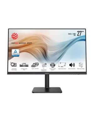 Écran plat de PC MSI Modern MD272QP 27" 2560 x 1440 pixels Quad HD LED noir
