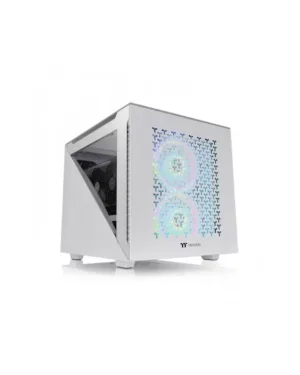 Thermaltake Divider 200 TG Air Snow - Boîtier PC Blanc avec Refroidissement Optimisé