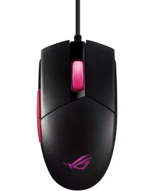 Souris ASUS ROG Strix Impact II Electro Punk - USB - noir, rose