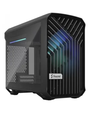 Tour Fractal Design Torrent Nano noire avec verre trempé et éclairage RGB - format Mini-DTX.