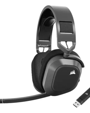 Casque sans fil Corsair HS80 MAX, gris acier - UE