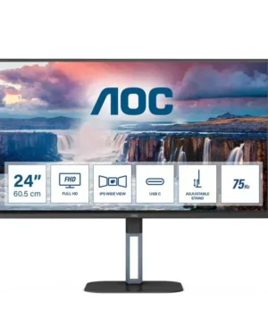 Écran plat PC AOC V5 24V5C 60,5 cm (23.8") 1920 x 1080 pixels Full HD LED Noir.