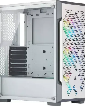 Tour CORSAIR iCUE 220T RGB Airflow - ATX avec système de refroidissement à débit d'air optimisé - RGB