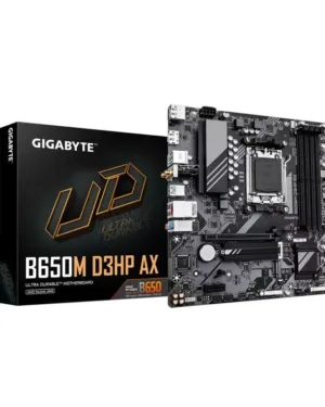 Carte mère Gigabyte B650M D3HP AX pour processeur AMD B650 avec emplacement AM5 au format micro ATX