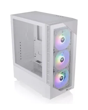 THERMALTAKE V200 TG ARGB Snow – Boîtier PC avec éclairage RGB et vitre en verre trempé