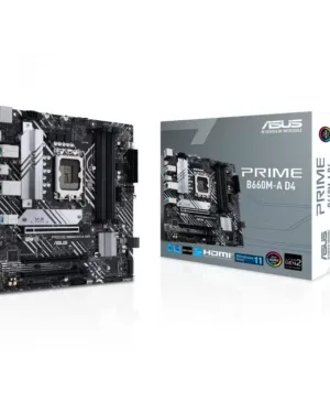 Carte mère ASUS PRIME B660M-A D4 - micro ATX - Socket LGA1700