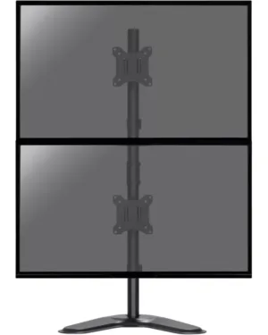 Support de Bureau Sur Pied pour 2 Écrans Moniteurs TV 17'' - 32'' - KIMEX