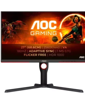 Écran plat de PC 27 pouces LED Noir 2560 x 1440 pixels AOC G3 Q27G3XMN