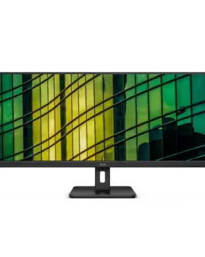 Écran PC plat 34 pouces 3440 x 1440 pixels Wide Quad HD Noir AOC U34E2M