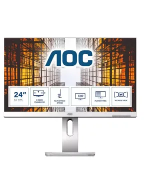 Écran plat PC AOC P1 X24P1/GR 61 cm (24") 1920 x 1200 pixels LED Gris WUXGA.