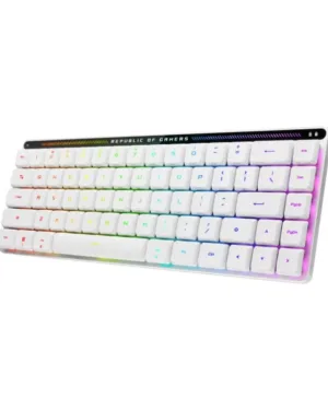 Clavier ASUS ROG Falchion RX Low Profile USB + RF Wireless + Bluetooth Blanc
