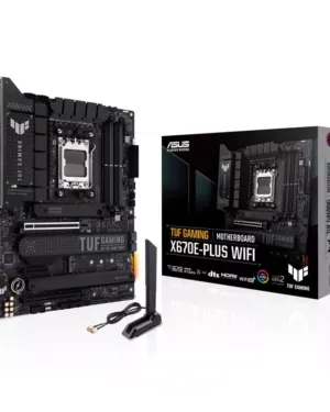 ASUS TUF GAMING X670E-PLUS WIFI - Carte mère gaming performante avec Wi-Fi intégré
