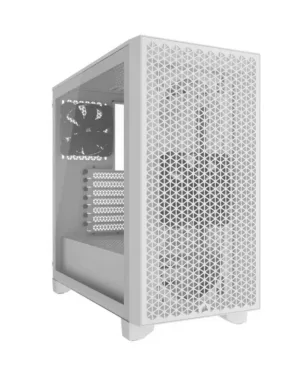 CORSAIR 3000D Airflow Boîtier Moyen Tour Blanc avec Verre Trempé