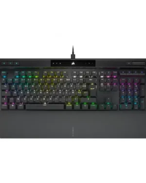 Clavier CORSAIR Gaming K70 RGB PRO - AZERTY - MX RED - Aluminium brossé noir anodisé