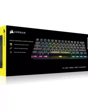 Clavier CORSAIR K70 PRO MINI 60% AZERTY Noir - Français