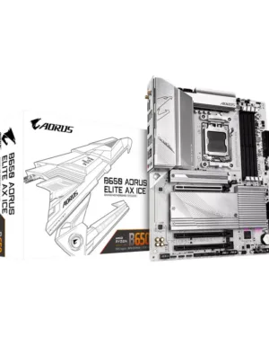 Carte mère AMD B650 ATX AORUS B650 ELITE AX ICE avec Emplacement AM5