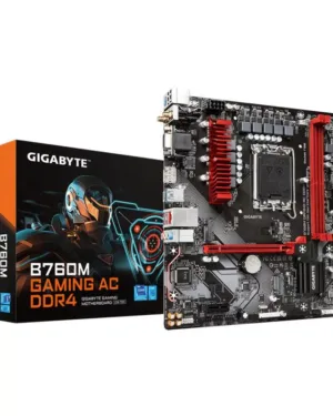 Carte mère Gigabyte B760M pour jeux avec AC DDR4