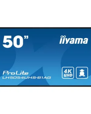 iiyama LH5054UHS-B1AG: Panneau plat de signalisation numérique LCD Wifi 4K Ult 125,7 cm (49.5") - 500 cd/m²