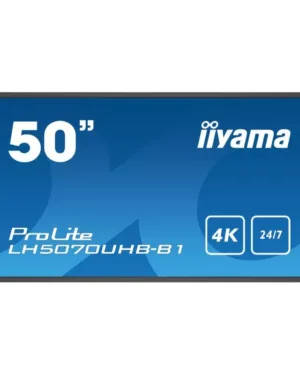 Panneau plat de signalisation numérique iiyama LH5070UHB-B1 125,7 cm (49.5") VA 700 cd/m² 4K Ultra HD