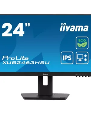 IIYAMA - Ecran XUB2463HSU-B1 - 24 pouces - Full HD - IPS - DisplayPort - HDMI - USB - Réglable en hauteur