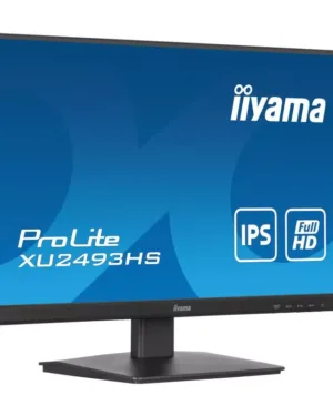 IIYAMA XUB2493HS-B6 - Moniteur LED Full HD 24 pouces, HDMI, VGA, DisplayPort, HP, Noir