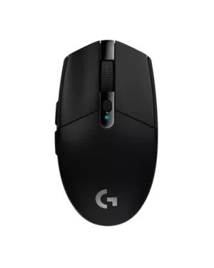 Souris sans fil Logitech G305 noire.