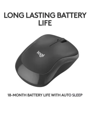 Souris Logitech M240 Silencieuse Noire