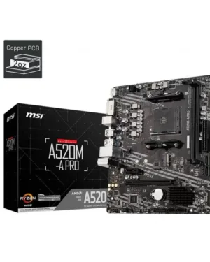 Carte-mère MSI A520M-A PRO - micro ATX - Socket AM4 - AMD A520
