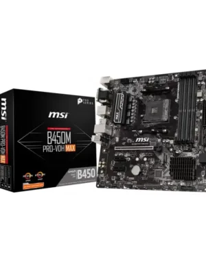 MSI B450M PRO-VDH MAX - carte-mère micro ATX AMD B450 Socket AM4
