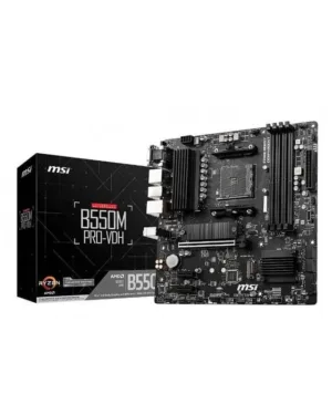 Carte mère MSI B550M PRO-VDH micro ATX Socket AM4 AMD B550