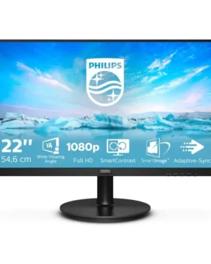 Écran plat de PC Philips V Line 221V8/00 54,6 cm (21.5") Full HD LED Noir 1920 x 1080 pixels