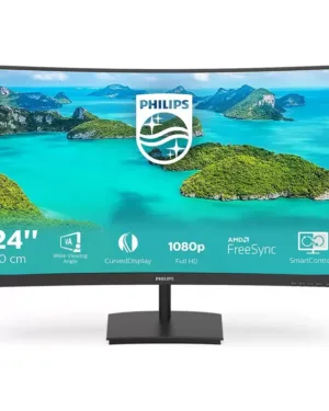 Philips 241E1SC/00 - Écran PC Full HD 24 pouces avec cadre ultra-fin