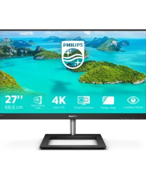 Écran plat de PC Philips E Line 278E1A/00 27" 4K Ultra HD IPS Noir - 3840 x 2160 pixels