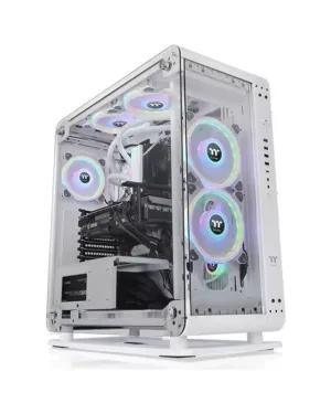 Thermaltake Core P6 TG Snow - Boîtier d'ordinateur avec fenêtre en verre trempé