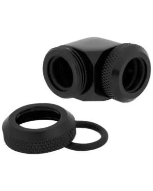 Raccord coudé CORSAIR Hydro X Series XF pour refroidissement liquide - 90°, 12mm OD