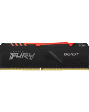 Mémoire 8 Go DDR4 Kingston FURY Beast RGB - DIMM 288 broches - 3600 MHz - sans tampon