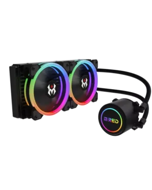 Refroidisseur liquide M.RED AIO 240mm avec éclairage RGB Rainbow - AIRW-24