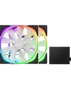 NZXT Aer RGB 2 Series - Lot de 2 ventilateurs 140 mm, couleur blanc